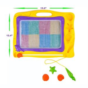 Papan gambar magnetik warna-warni yang dapat dihapus untuk anak-anak bantalan coretan Magna untuk menulis dan membuat sketsa - Product Image 2