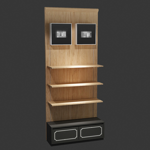 Escaparate de piso de tablero de clavija de metal giratorio personalizable LUX para exhibir tarjetas de regalo - Product Image 2