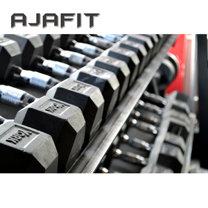 En gros 15 kg Gym Exercice <span class=keywords><strong>Hex</strong></span> Set D'haltères Haltérophilie Fitness Haltère Ensemble - Product Image 5