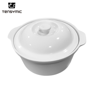 Tazón de sopa de cerámica de doble oreja de alta calidad, juego de <span class=keywords><strong>ollas</strong></span> de cocina, seguro <span class=keywords><strong>para</strong></span> alimentos, diseño de aluminio de lujo, estofado ovalado plano, boda - Product Image 4