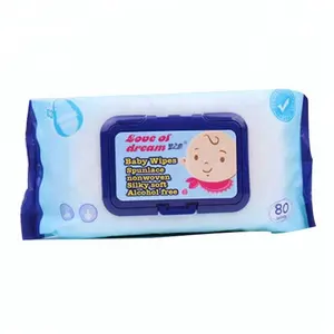 100% Pure Water Multipurpose Soluble Moisturize Mini disposable flushable baby wipe tissue wet baby wipes for newborns