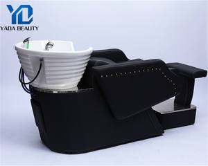 تصميم جديد هيكل قوي من الجلد الاصطناعي كرسي الشامبو وحدة الغسيل العكسي للصالون - Product Image 2