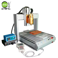 Machine OSD-861 automatique de distributeur de colle thermofusible de contrôleur de PC et système de vision