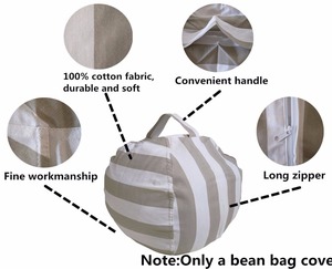 16inch thêm vải lớn Thú nhồi bông đồ chơi trẻ em quần áo lưu trữ túi Đậu tổ chức - Product Image 2