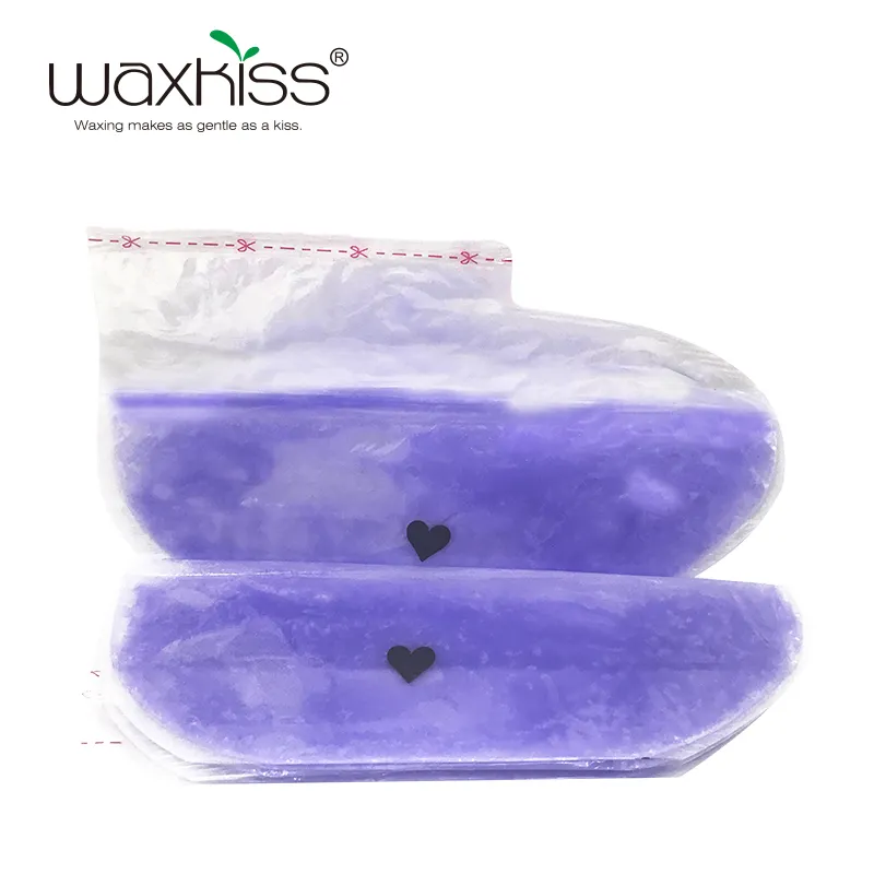 Waxkiss مصنع ODM العناية بأظافر اليدين والقدمين البارافين الشمع المتاح البارافين الشمع الجمال قفازات القدم للقدم مغذية