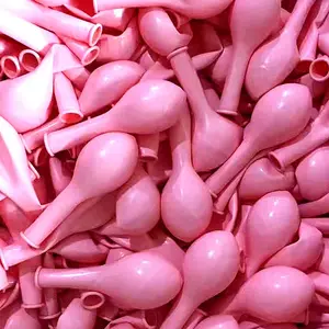 Popular Wholesale 10inch balloons Pink Light Pink Brown Assort Cheap Price EN71 Round Baloons/Balons Globos birthday decoration