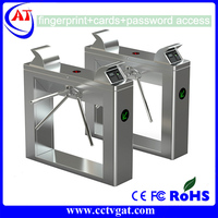 Torniquete trípode UHF RFID de largo alcance con acceso manos libres para complejos residenciales, comunidades con portones y apartamentos CE