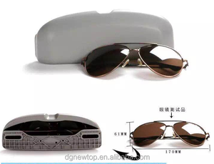 Plata negro gafas ESTUCHE rígido de concha de Almeja vertical titular de gafas para BMW - Product Image 6