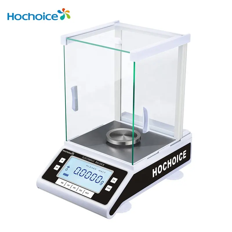 Hochoice 320g 0.0001g 0.1 mg elektronische precisie lab analytische balans gevoelige digitale weegschaal met RS232 interface