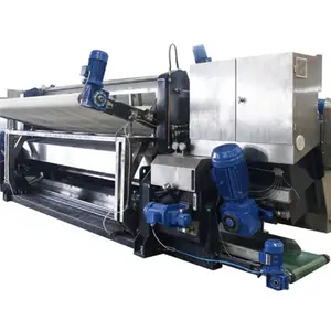 dry cow wet blue lime skin leather split leather machine