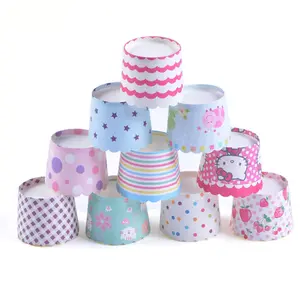 Oven Hittebestendig Papier Muffin Bakken Cup Cupcake Liners