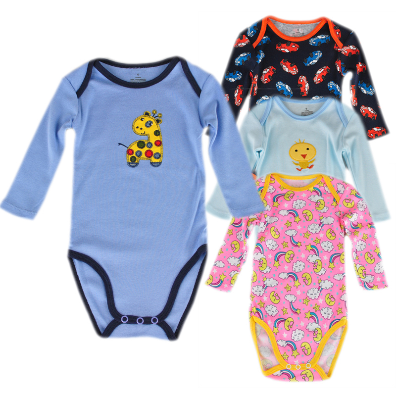 Детская одежда Детские ползунки с длинными рукавами из 100% хлопка Детские Боди 1.1