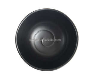 Ciotola di riso cinese di plastica delle ciotole della salsa di soia dell'olio di melamina nera - Product Image 4