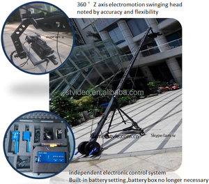 Grúa para Cámara <span class=keywords><strong>Andy</strong></span> Jib de 3m, Cabezal Holandés 360, Cabezal Remoto, Resistente al Viento para Grabación de Películas - Product Image 6