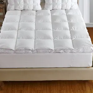 China supplier online sleep well memory foam down cheap mattress topper