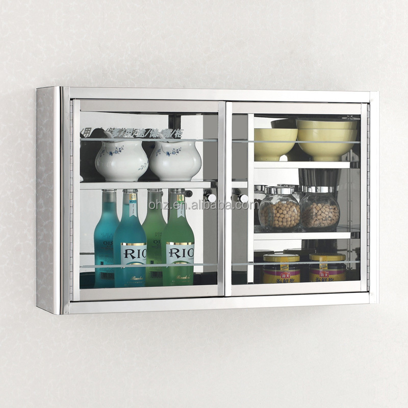 glass wall kitchen cabinet