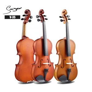 Kit de violín personalizado de colores satinados, a la venta, con clavijas para violín alemán