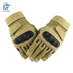 Guantes de Ciclismo de dedo completo, tácticos, de goma, color verde militar, para pantalla táctil