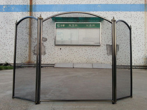 Ensemble d'écrans et d'outils de <span class=keywords><strong>cheminée</strong></span> en fer forgé peint unique de style moderne - Product Image 6