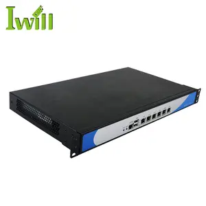 firewall appliance 1U rackmount server Mini itx Motherboard 4th I3 I5 I7 firewall Server 2 fiber port tiotional
