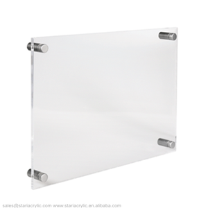 Rõ Ràng Kinh Doanh Mảng Bám Phẳng Mảng Bám Acrylic Kim Loại Vít Đăng Chủ - Product Image 1