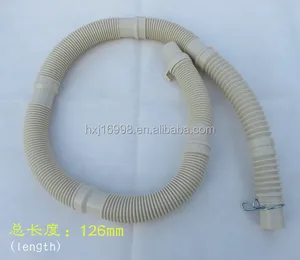 water flow outlet hose plastic washing machine drain pipe Drainage pipe of washing machine with clamp