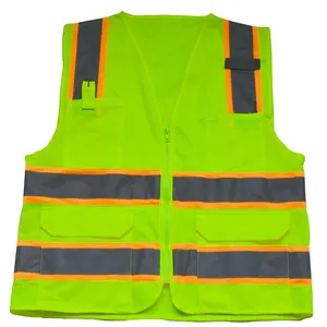 100% Katun Rompi Safety dengan Harga Murah Reflektif Rompi Lalu Lintas Engineer Safety Vest