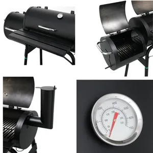 Griglia per affumicatore per barbecue a carbone Offset Versatile di nuovo Design