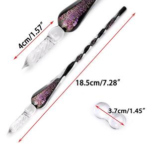 <span class=keywords><strong>De</strong></span> vidrio Dip <span class=keywords><strong>de</strong></span> pluma <span class=keywords><strong>de</strong></span> cristal hecho a mano pluma <span class=keywords><strong>de</strong></span> firma escritura pluma <span class=keywords><strong>de</strong></span> cristal perfecto regalo para el día <span class=keywords><strong>de</strong></span> padres el día <span class=keywords><strong>de</strong></span> Navidad - Product Image 5