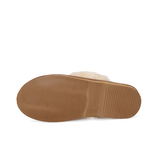 Pantofole in Pelliccia di Pecora per Donna, Uso Interno/Esterno, Invernali, <span class=keywords><strong>con</strong></span> Tomaia in Camoscio, Prezzo di Fabbrica - Product Image 4