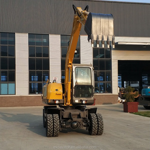 Usine directe vente 6.5 tonnes <span class=keywords><strong>mini</strong></span> <span class=keywords><strong>pelle</strong></span> <span class=keywords><strong>sur</strong></span> pneus prix - Product Image 1