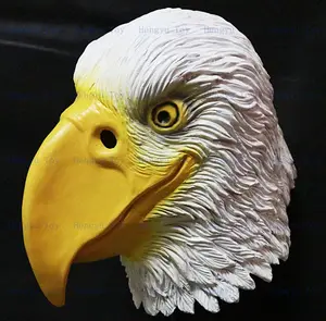 Masque d'aigle et d'oiseau sur la tête, accessoire fantaisie pour jouer amusant