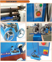 Machine de pliage de tôles ESR-1300X4.5, pliage de tôles, 3 rouleaux, machine de laminage électrique