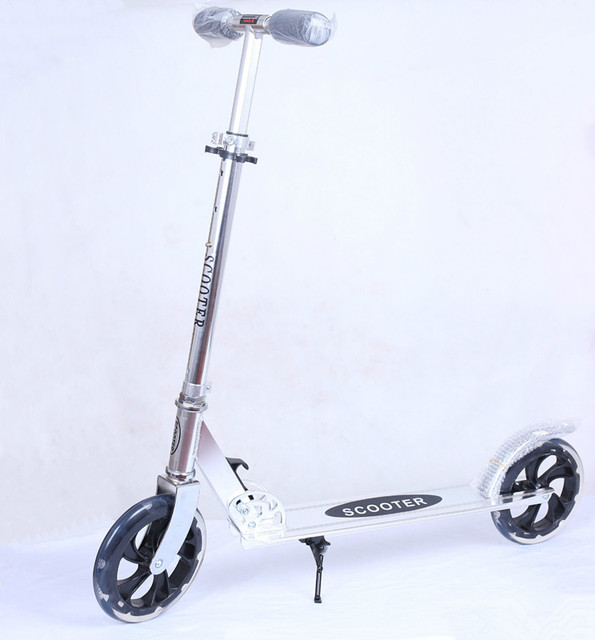Adults/Teens Big Wheels Easy Folding Kick Scooter Durable Push