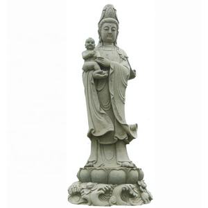 GuanshiyinラージホワイトストーンSongzi Guanyin Avalokitesvara Bodhisattva Sculpture <span class=keywords><strong>Kwan</strong></span> <span class=keywords><strong>Yin</strong></span> Female <span class=keywords><strong>Buddha</strong></span> Kuan <span class=keywords><strong>Yin</strong></span> Statues - Product Image 3