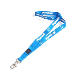 Lanière personnalisée en nylon et polyester avec crochet, porte-carte et médaille sublimés, sans minimum de commande, sangle de cou porte-clés imprimée sur mesure - Product Image 4