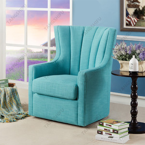 Tappezzeria in tessuto mobili cielo blu <span class=keywords><strong>schienale</strong></span> <span class=keywords><strong>alto</strong></span> mini divano letto singolo - Product Image 1