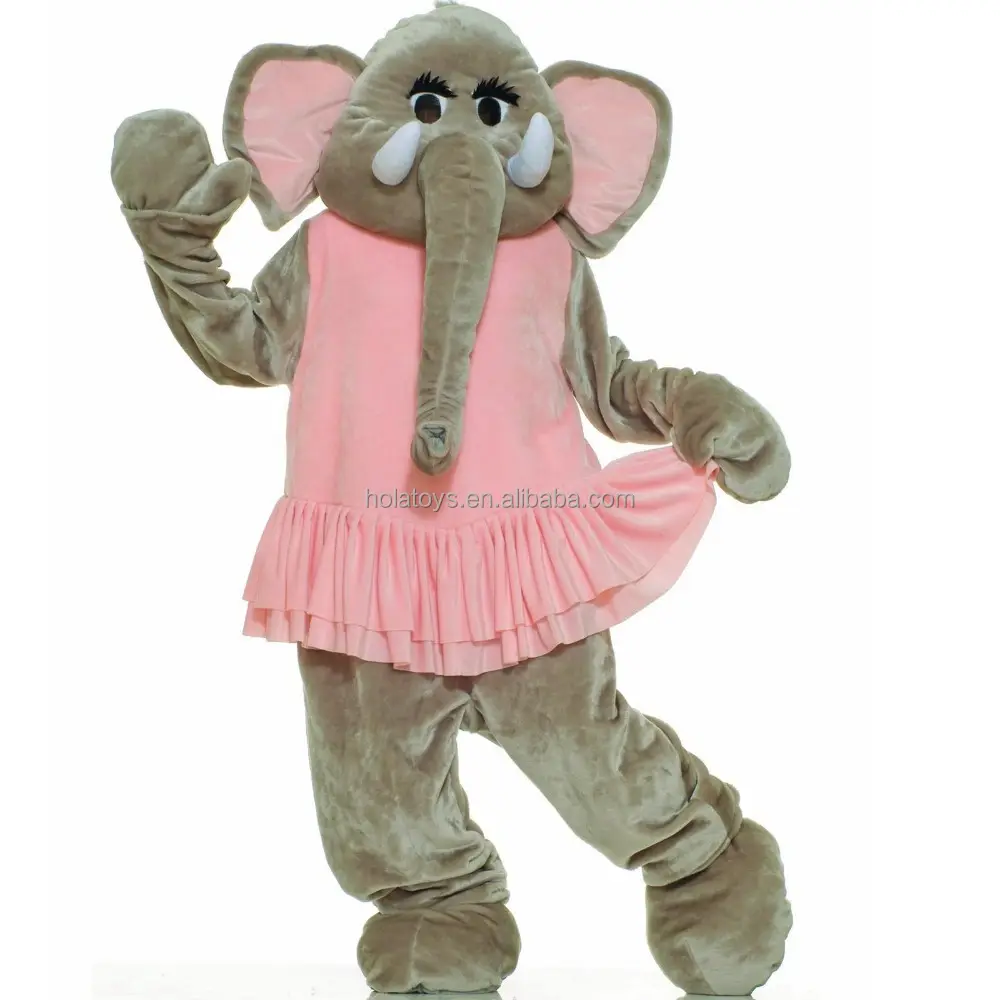 Elefante adulto costume/costume mascotte elefante per la danza