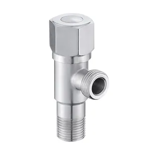 동남 Asian countries sell sus304 stainless steel Angle valve all copper spool 중국어 제조업체들 와 G1/2 Inch
