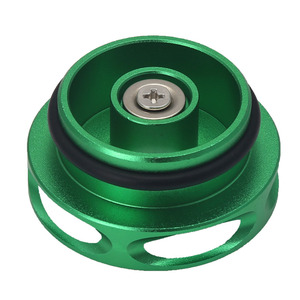 <span class=keywords><strong>Bouchon</strong></span> de <span class=keywords><strong>réservoir</strong></span> de carburant diesel vert en aluminium avec verrouillage magnétique pour Dodge RAM 1500 2500 3500 2013-2018 - Product Image 1