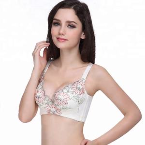 Reggiseno Push-up con Design in Pizzo a V Profonda, Moda Sexy Femminile <span class=keywords><strong>Indiana</strong></span> - Product Image 2