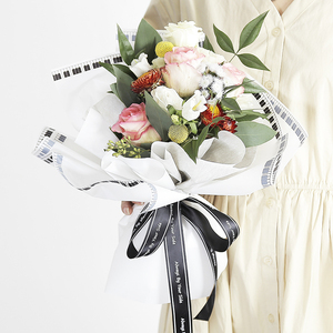 Nuevo diseño letras en inglés de regalo colorido flores de la cinta de embalaje decoración florista <span class=keywords><strong>ramo</strong></span> lazos Multi colores - Product Image 4