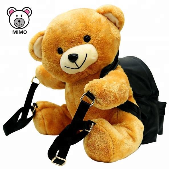 Adorable Plush Teddy Bear Backpack for Kids Customizable