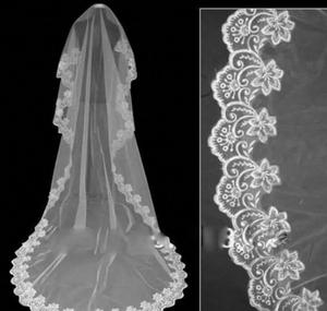 Gelin düğün duvağı beyaz dantel peçe erik küçük sequins düğün aksesuarları 1.5 <span class=keywords><strong>m</strong></span> dış ticaret headdress kırmızı peçe - Product Image 6