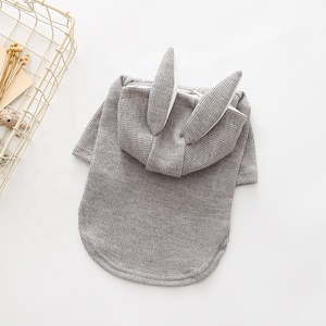 PDQ-52 Autunno e Inverno Nuovo Animale Domestico <span class=keywords><strong>Vestiti</strong></span> Maglione Maglia Con Cappuccio Orecchie di Coniglio Piccolo <span class=keywords><strong>Vestiti</strong></span> Del Cane - Product Image 5