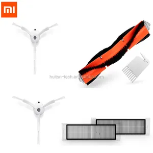 원래 Xiaomi 로봇 진공 청소기 부품 팩 사이드 브러시 X2PC, HEPA 필터 X2PC, 메인 브러시 X1PC, 청소 도구 X1PC