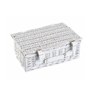 Honey Color <strong>Large</strong> <strong>Wicker</strong> Hamper <strong>Basket</strong> with Lid - Product Image 4