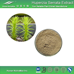 Fuente de la fábrica 100% Pure natural Huperzia serrata extract huperzina A polvo 1% por HPLC - Product Image 1