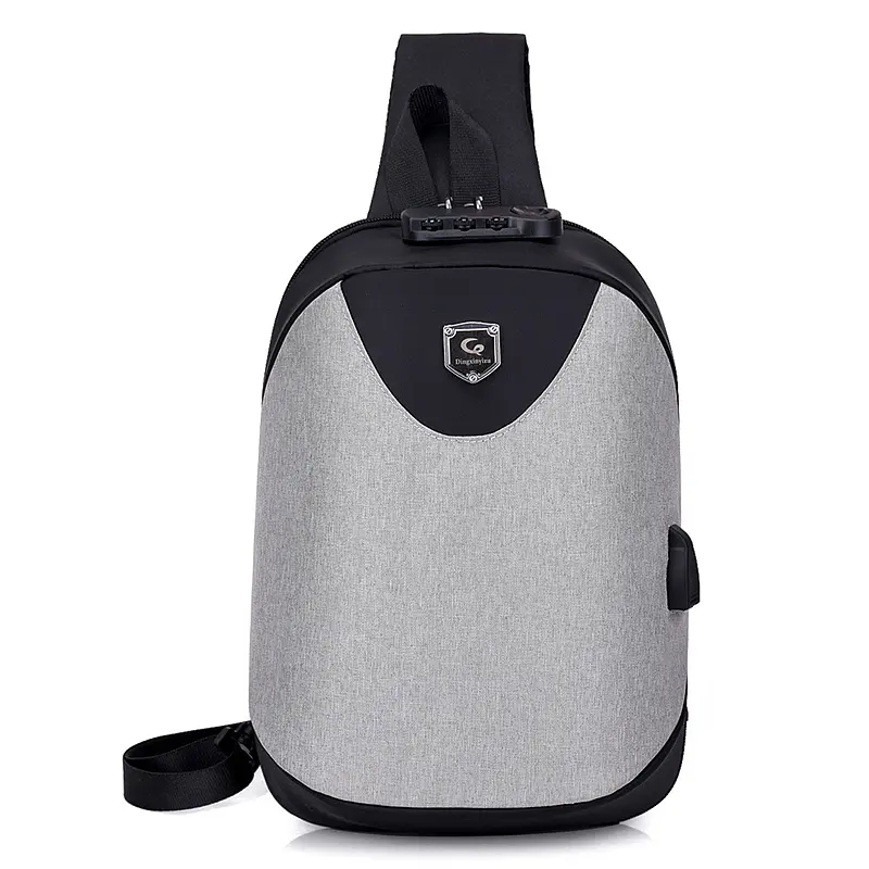 Dernier modèle multi-fonctionnelle collège étudiant épaule polyester sling sac poitrine sac