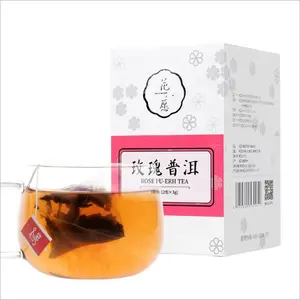 Cinese famoso tè Puer bellezza tè alla rosa combinazione di tè profumato - Product Image 1